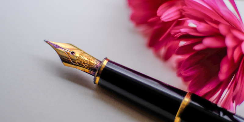 Pen and Flower